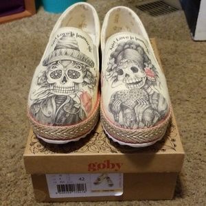 GOBY Love is Immortal slip ons